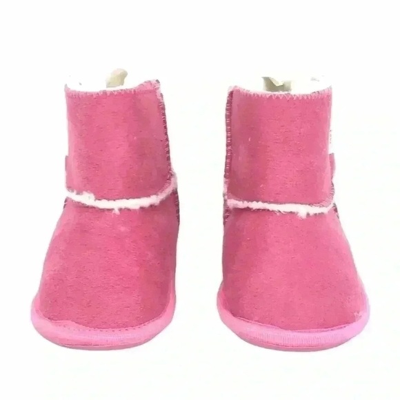 Rileyroos Caters Baby Booties 18–24M Hot Pink Suede Walker Shoes NWT Flexible - Picture 15 of 16